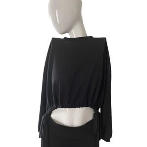 Amante Clothing Black Crop Top